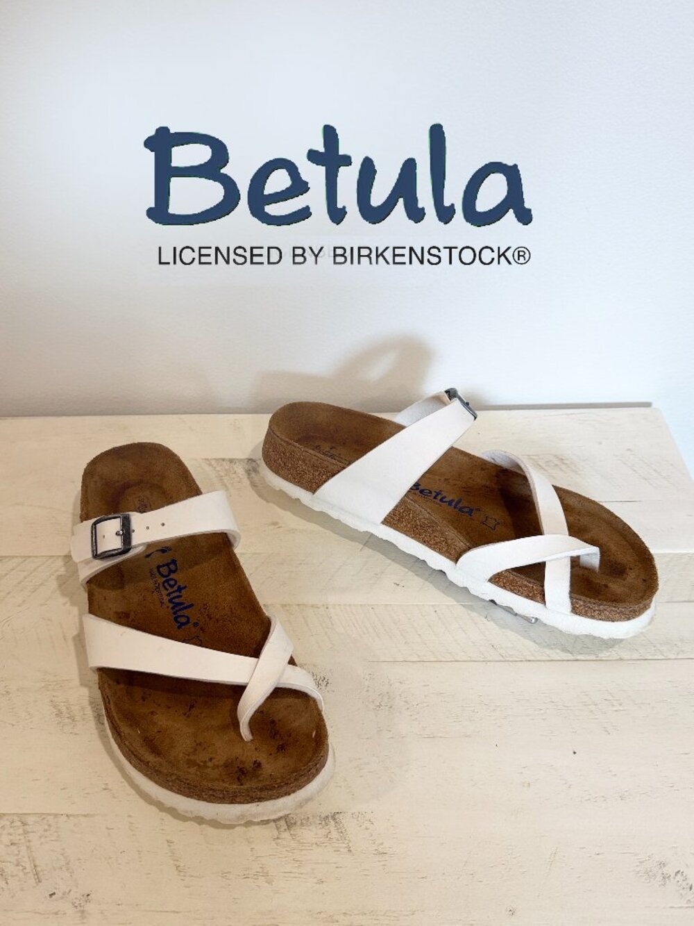 Birkenstock Betula Mayari White Sandals | 37 / US 6.5/7 | minimal wear